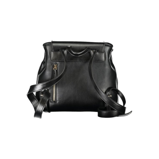 Mario Valentino Black Polyethylene Backpack Mario Valentino
