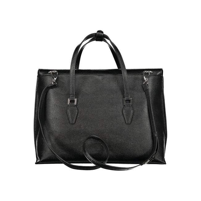 Mario Valentino Black Polyethylene Handbag Mario Valentino