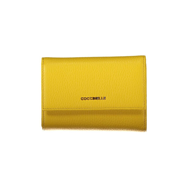Coccinelle Yellow Leather Wallet Coccinelle