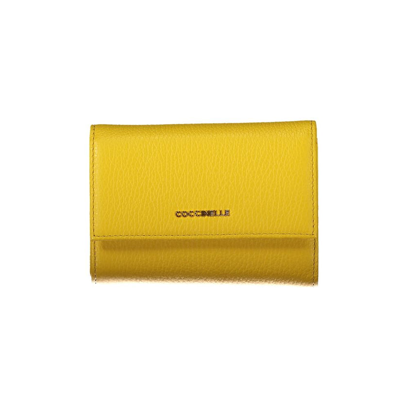 Coccinelle Giallo Leather Women Wallet Coccinelle