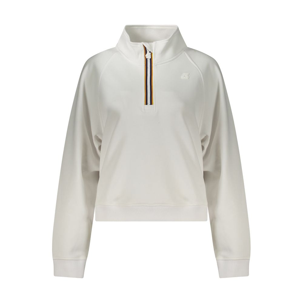 K-WAY White Polyester Women Sweater K-WAY