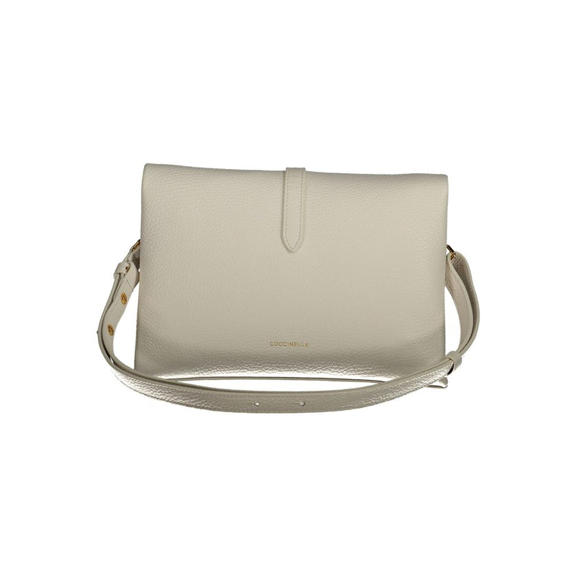 Coccinelle Bianco Leather Women Handbag Coccinelle