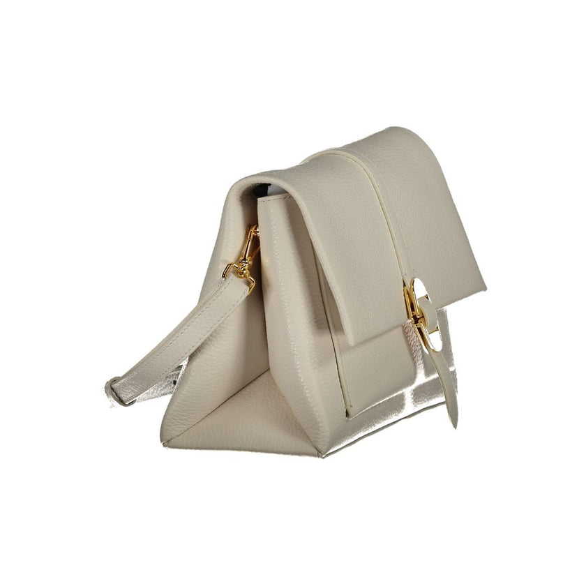 Coccinelle Bianco Leather Women Handbag Coccinelle