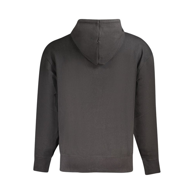 Hugo Boss Black Cotton Men Sweater Hugo Boss