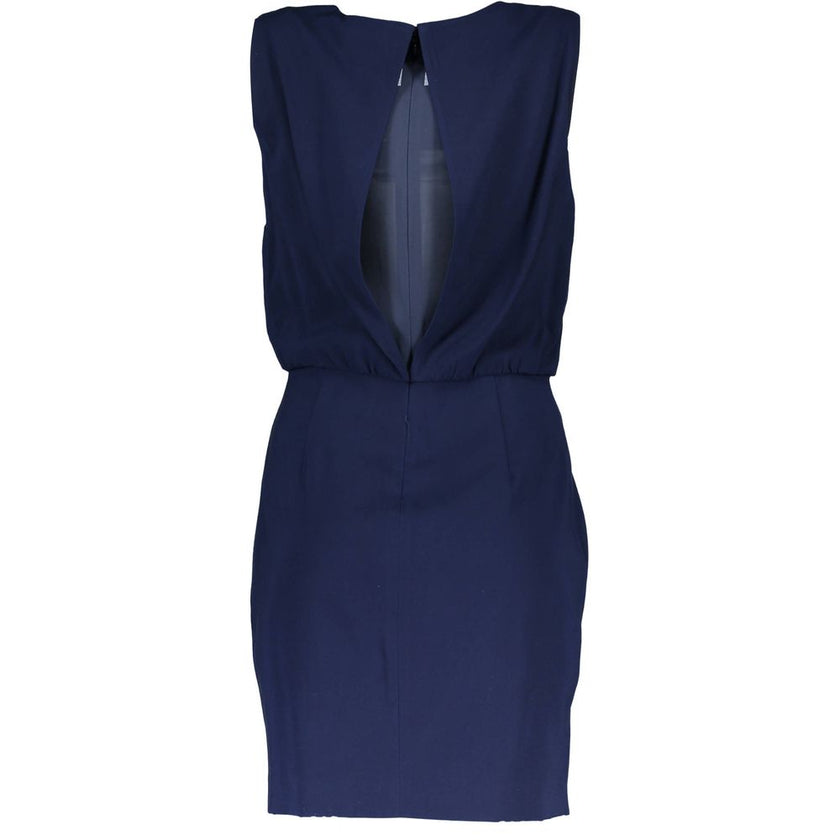 Gant Blue Viscose Dress Gant
