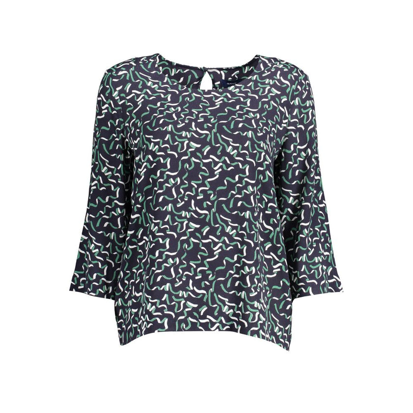 Gant Blue Viscose Sweater Gant