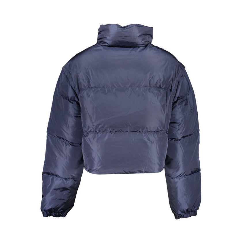 Tommy Hilfiger Blue Polyamide Jackets & Coat Tommy Hilfiger