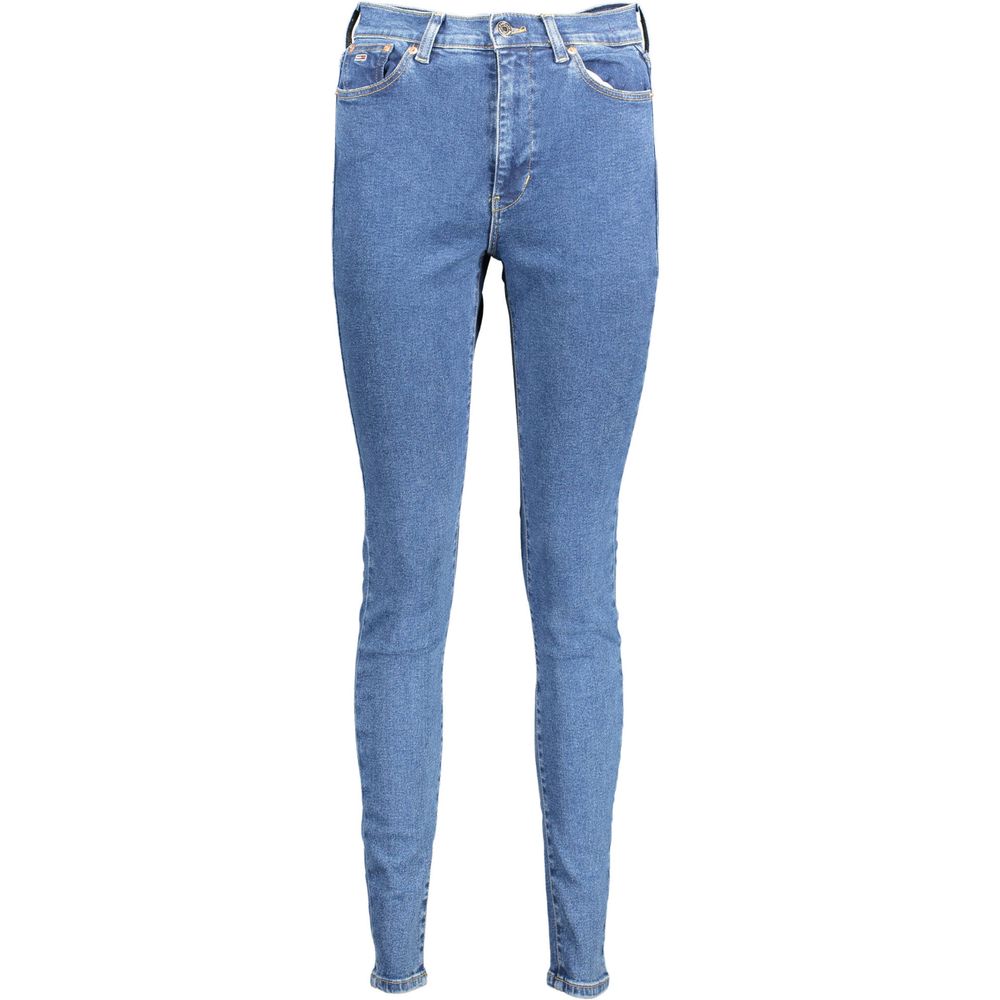 Tommy Hilfiger Blue Cotton Women Skinny Jean Tommy Hilfiger