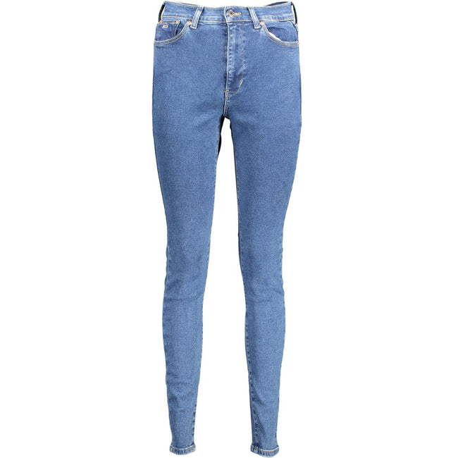 Tommy Hilfiger Blue Cotton Women Skinny Jean Tommy Hilfiger