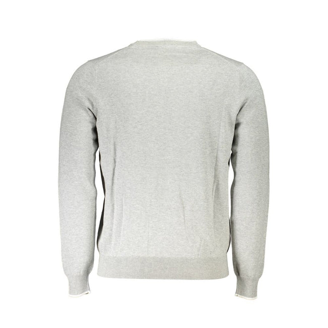 North Sails Gray Cotton Sweater North Sails