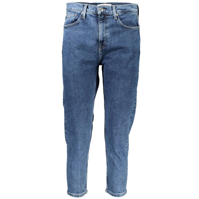 Tommy Hilfiger Blue Cotton Women's Slim-Fit Jean Tommy Hilfiger