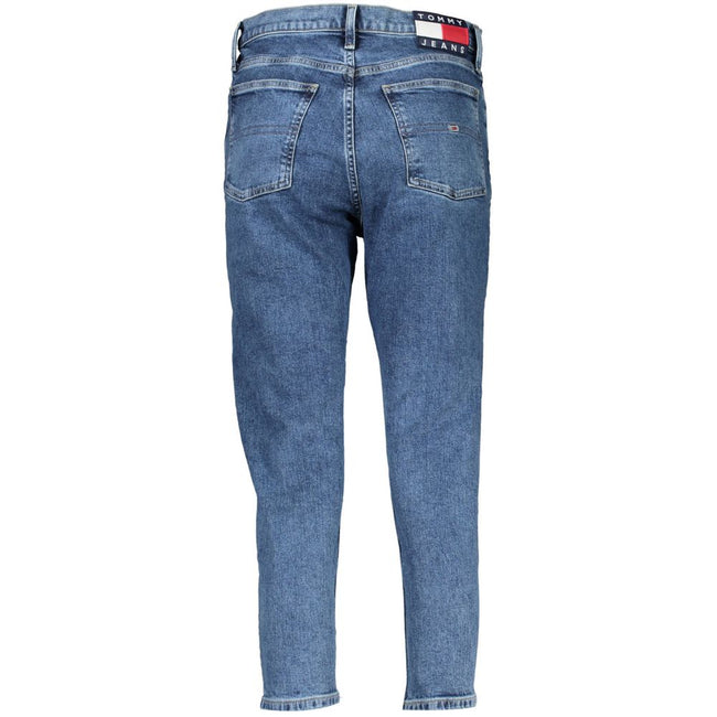 Tommy Hilfiger Blue Cotton Women's Slim-Fit Jean Tommy Hilfiger