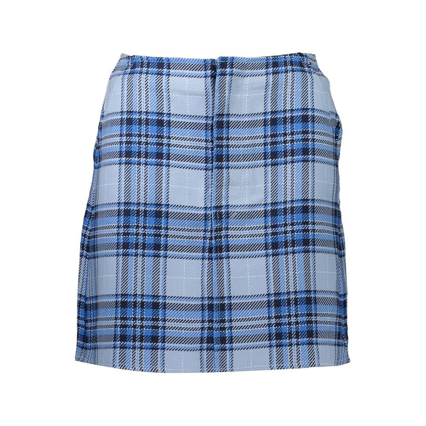 Tommy Hilfiger Blue Cotton Skirt Tommy Hilfiger