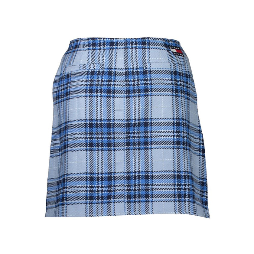 Tommy Hilfiger Blue Cotton Skirt Tommy Hilfiger