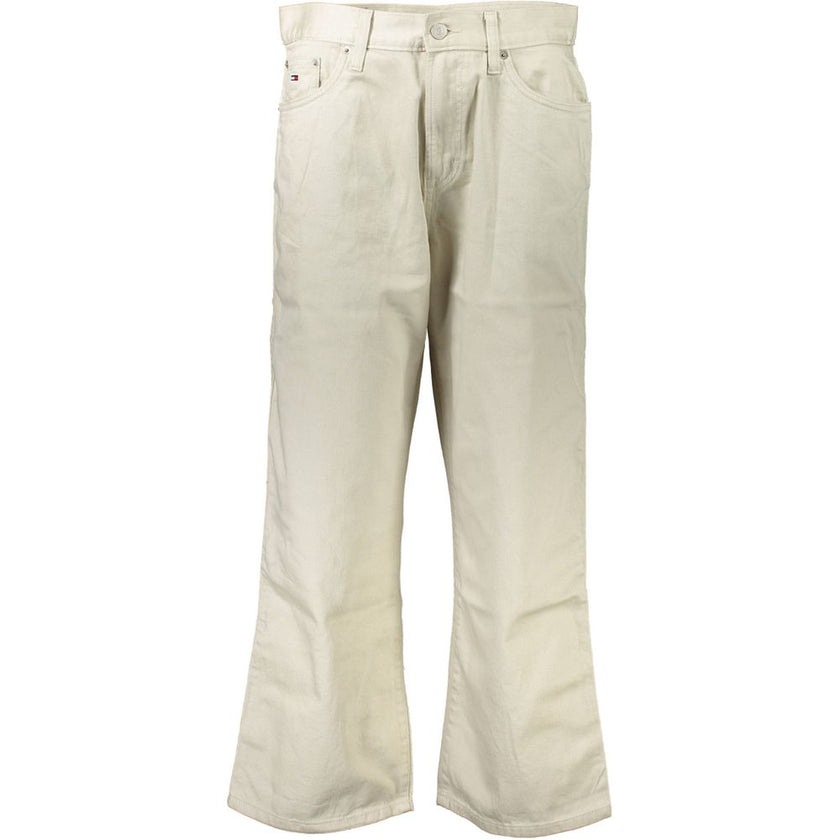 Tommy Hilfiger Beige Cotton Women Jeans Tommy Hilfiger