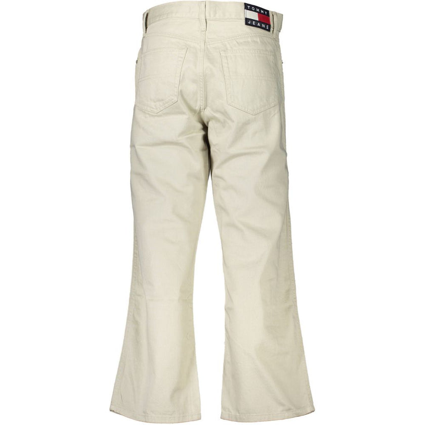 Tommy Hilfiger Beige Cotton Women Jeans Tommy Hilfiger