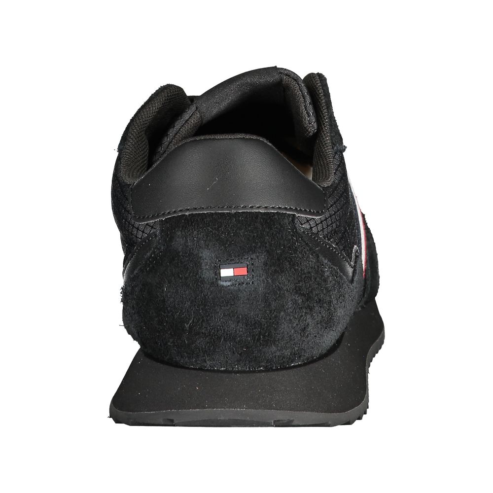 Tommy Hilfiger Black Polyester Sneaker Tommy Hilfiger