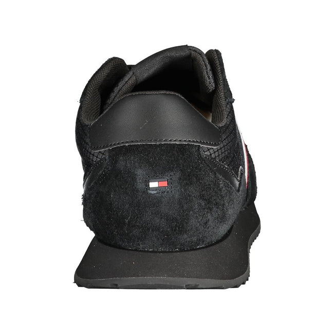 Tommy Hilfiger Black Polyester Sneaker Tommy Hilfiger