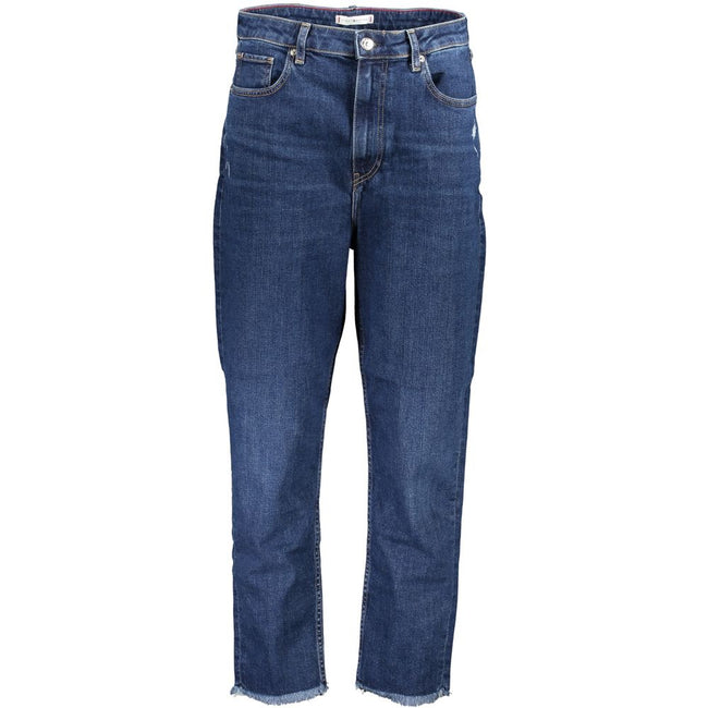 Tommy Hilfiger Blue Cotton Women Jeans Tommy Hilfiger