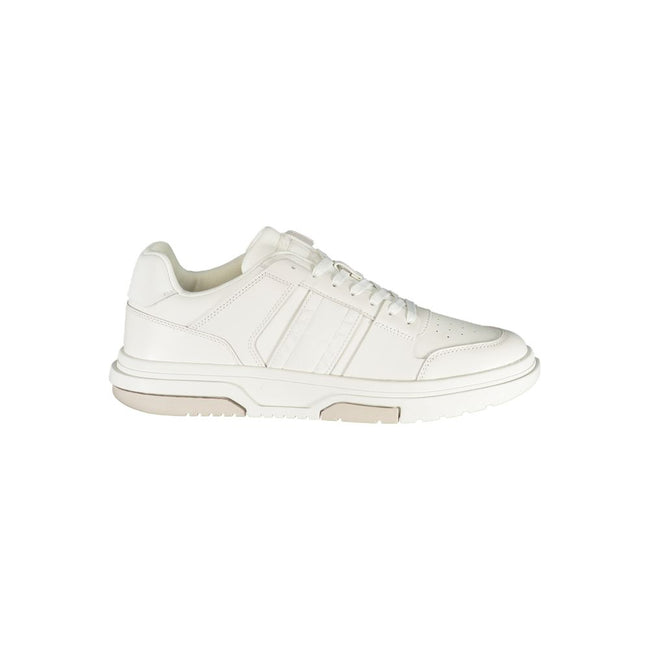 Tommy Hilfiger White Polyester Sneaker Tommy Hilfiger