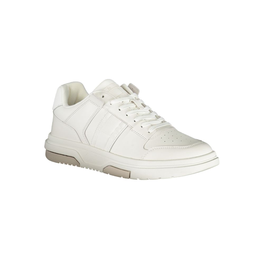 Tommy Hilfiger White Polyester Sneaker Tommy Hilfiger