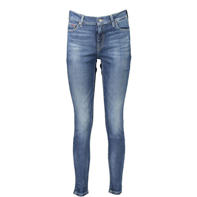 Tommy Hilfiger Blue Cotton Women's Skinny Jean Tommy Hilfiger