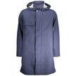 K-WAY Blue Polyester Men's Jacket K-WAY