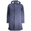 K-WAY Blue Polyester Men's Jacket K-WAY