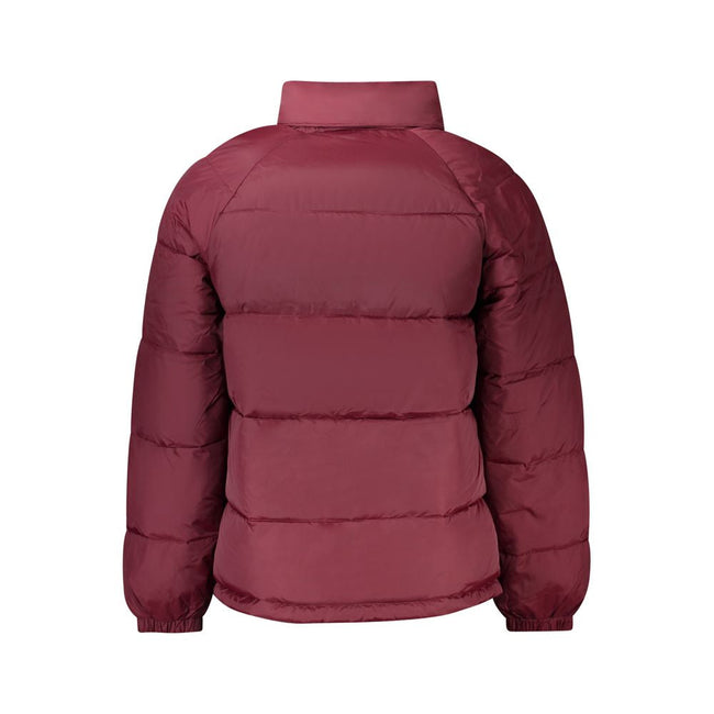 Tommy Hilfiger Red Recycled Polyester Men Jacket Tommy Hilfiger