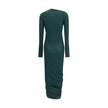 Ferragamo Draped midi Dress Ferragamo