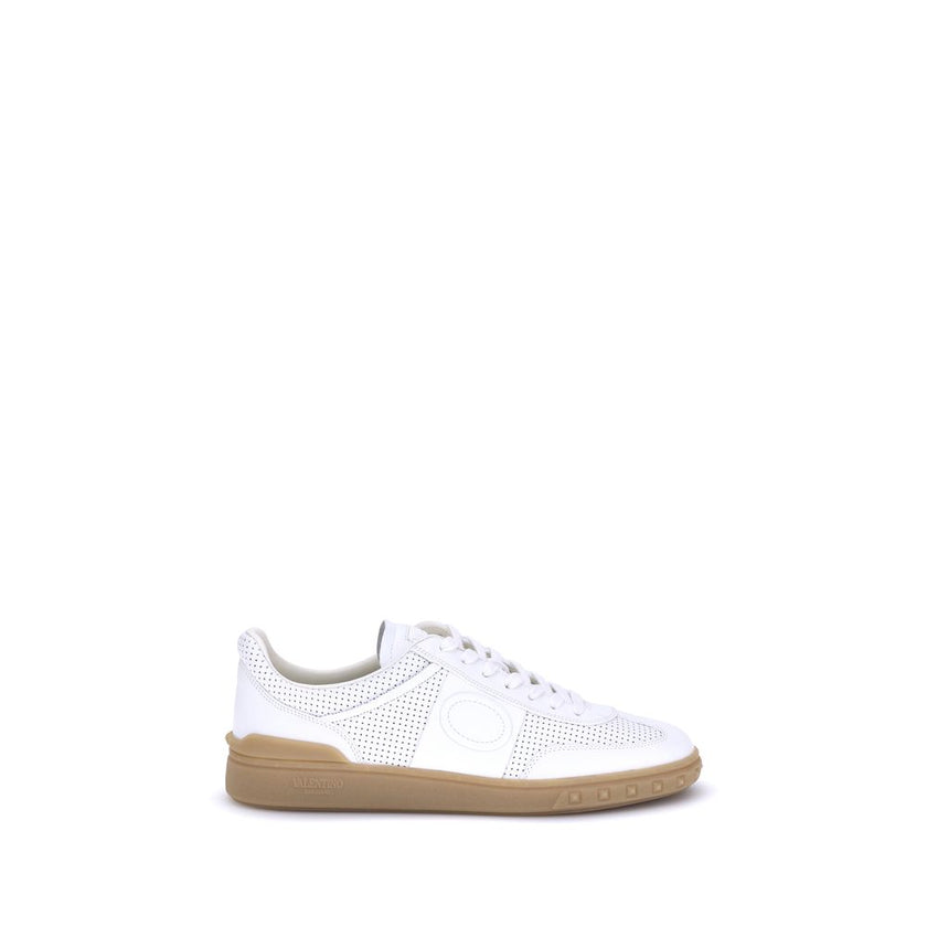 Valentino Garavani White Rubber Low Top Sneakers Valentino Garavani