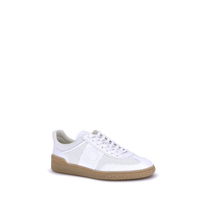 Valentino Garavani White Rubber Low Top Sneakers Valentino Garavani