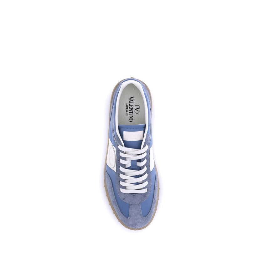 Valentino Garavani Light Blue Rubber Low Top Sneakers Valentino Garavani