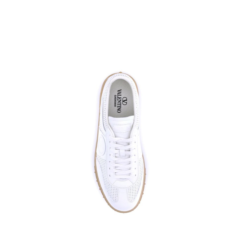 Valentino Garavani White Rubber Low Top Sneakers Valentino Garavani