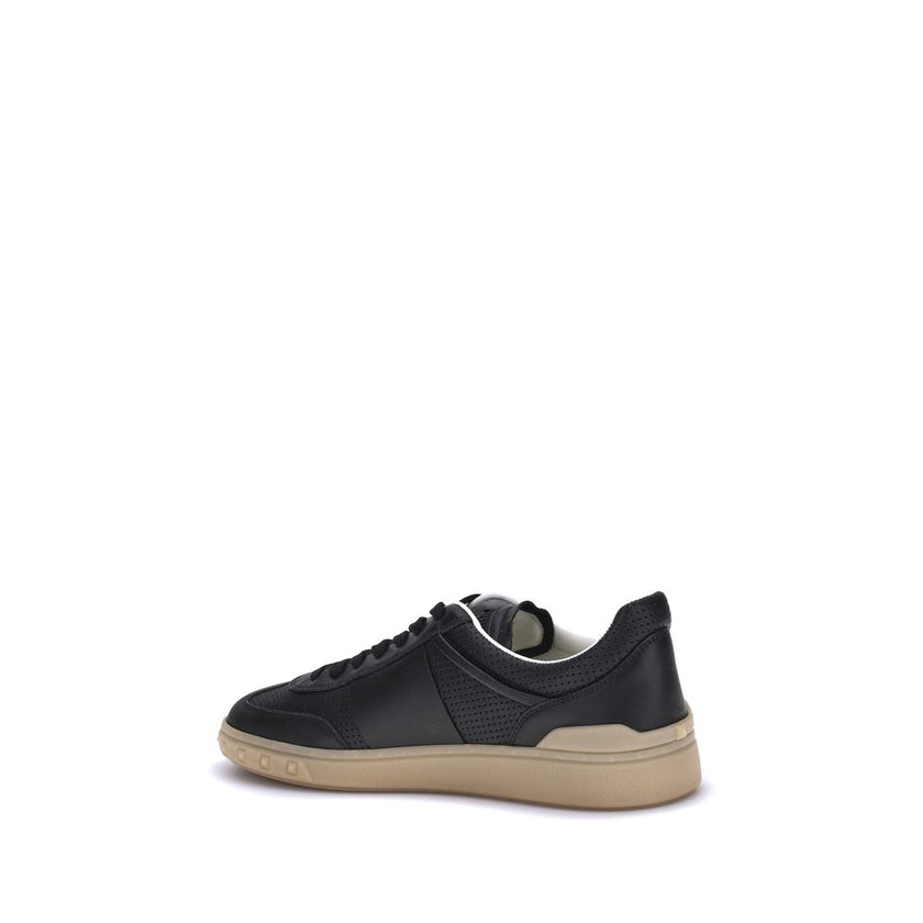 Valentino Garavani Black Rubber Low Top Sneakers Valentino Garavani
