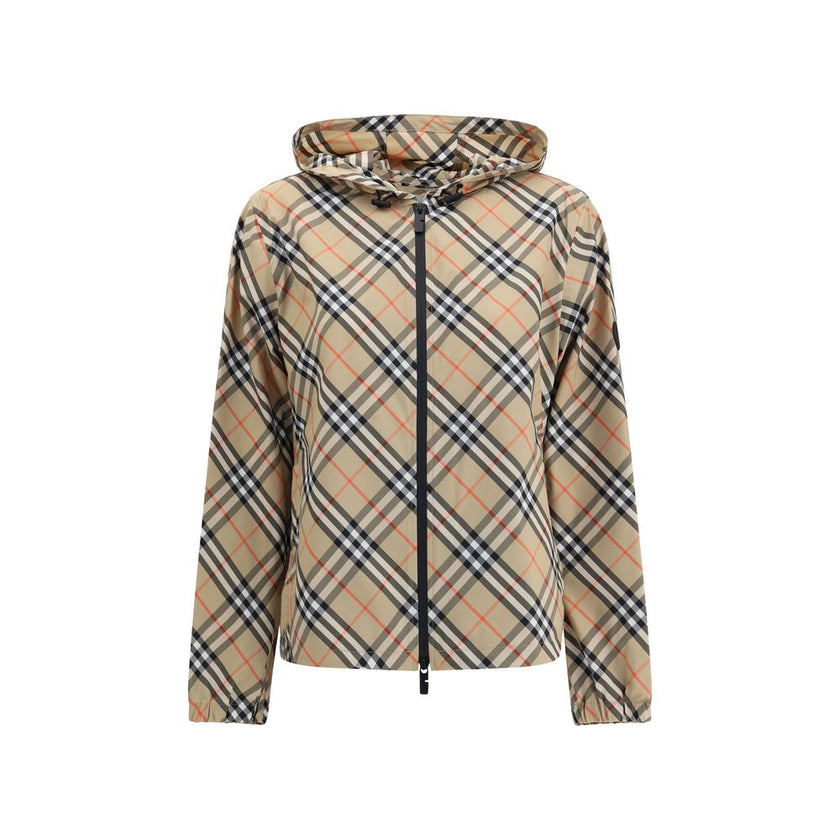 Burberry Beige Polyester Shell Jacket Burberry