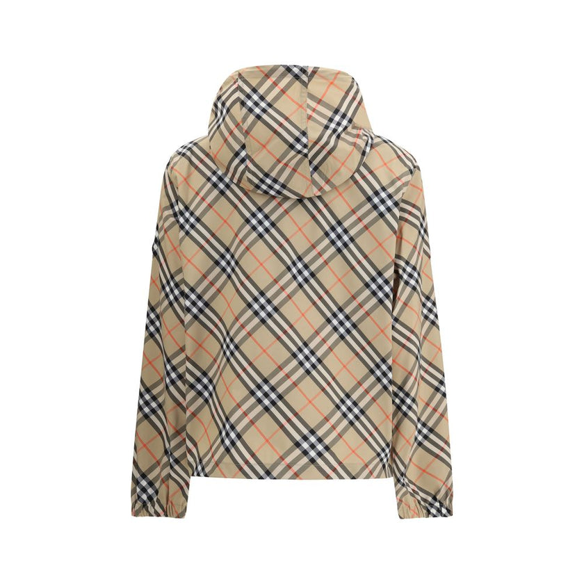 Burberry Beige Polyester Shell Jacket Burberry