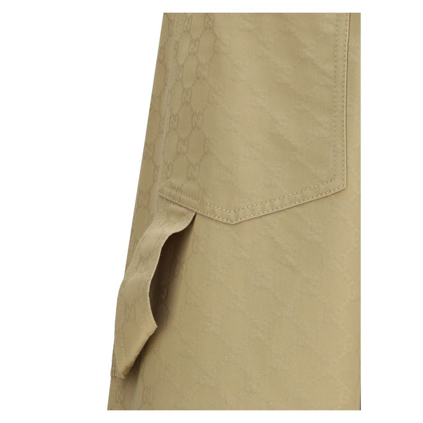 Gucci Beige Cotton Casual Pants Gucci