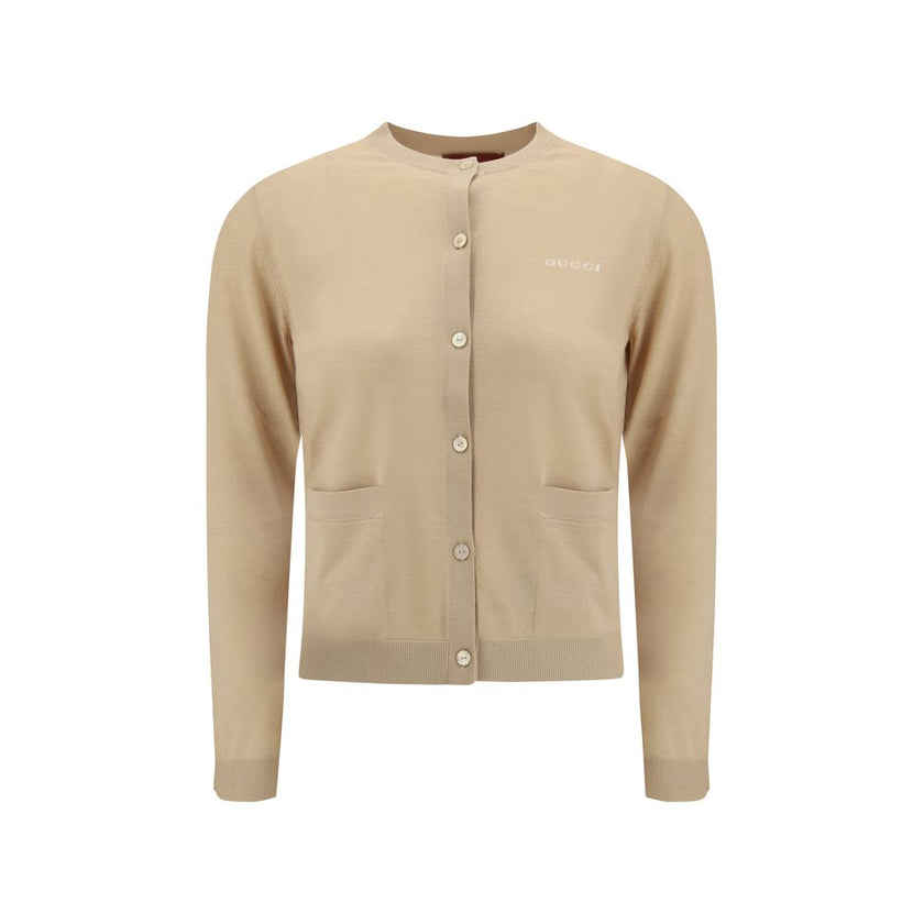 Gucci Beige Cashmere Cardigan Gucci