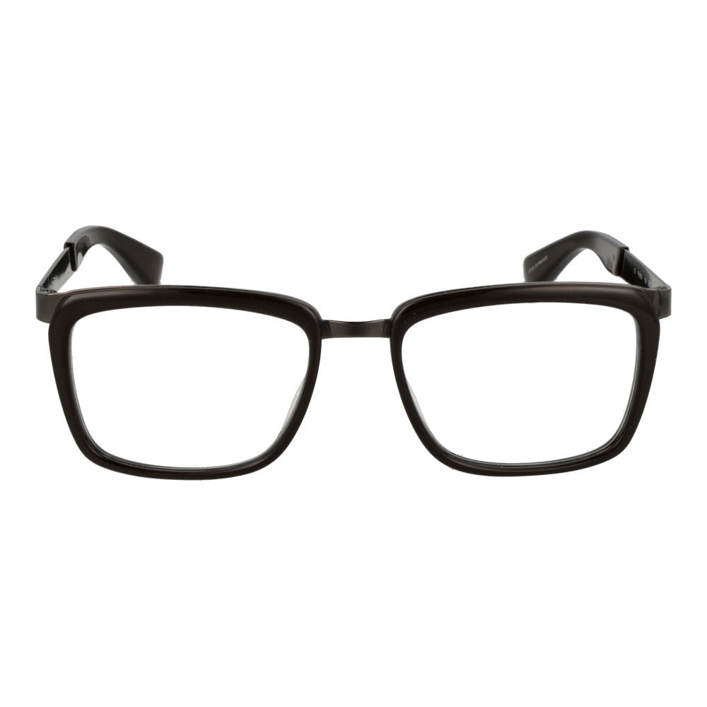Yohji Yamamoto Brown Unisex Glasses Frame Yohji Yamamoto