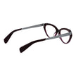 Yohji Yamamoto Purple Unisex Glasses Frame Yohji Yamamoto