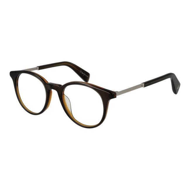 Yohji Yamamoto Brown Men Glasses Frame Yohji Yamamoto