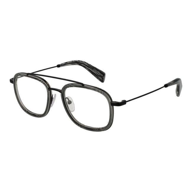 Yohji Yamamoto Gray Unisex Glasses Frame Yohji Yamamoto
