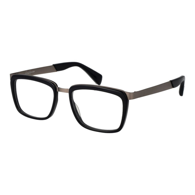 Yohji Yamamoto Black Unisex Glasses Frame Yohji Yamamoto