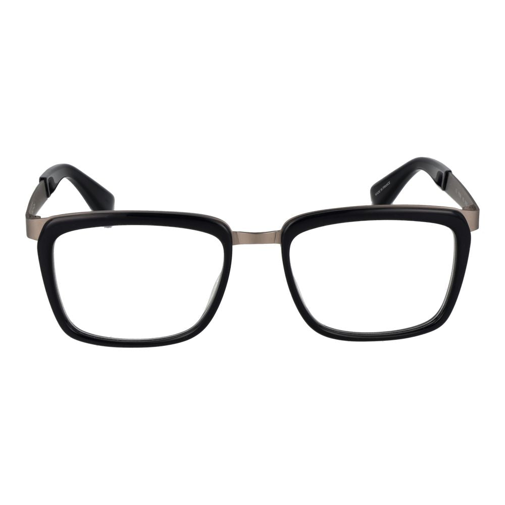 Yohji Yamamoto Black Unisex Glasses Frame Yohji Yamamoto