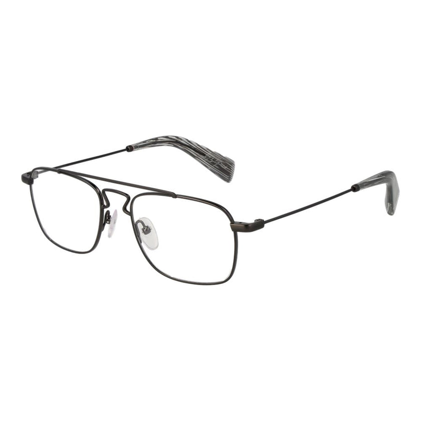 Yohji Yamamoto Gray Metal Glasses (Frames) Yohji Yamamoto