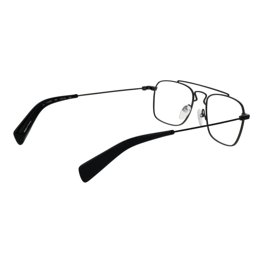 Yohji Yamamoto Black Metal Glasses (Frames) Yohji Yamamoto