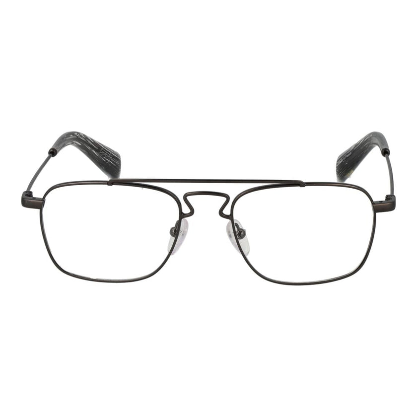 Yohji Yamamoto Gray Metal Glasses (Frames) Yohji Yamamoto