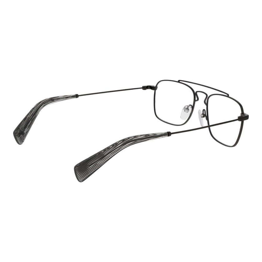 Yohji Yamamoto Gray Metal Glasses (Frames) Yohji Yamamoto
