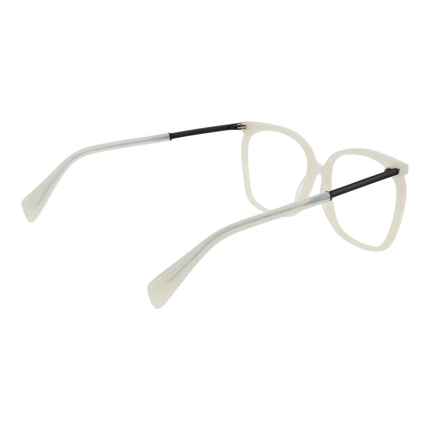 Yohji Yamamoto White Plastic Glasses (Frames) Yohji Yamamoto